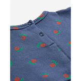 Bobo Choses Navy Blue Stamp Bloom All Over Fleece Kjole