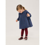 Bobo Choses Navy Blue Stamp Bloom All Over Fleece Kjole