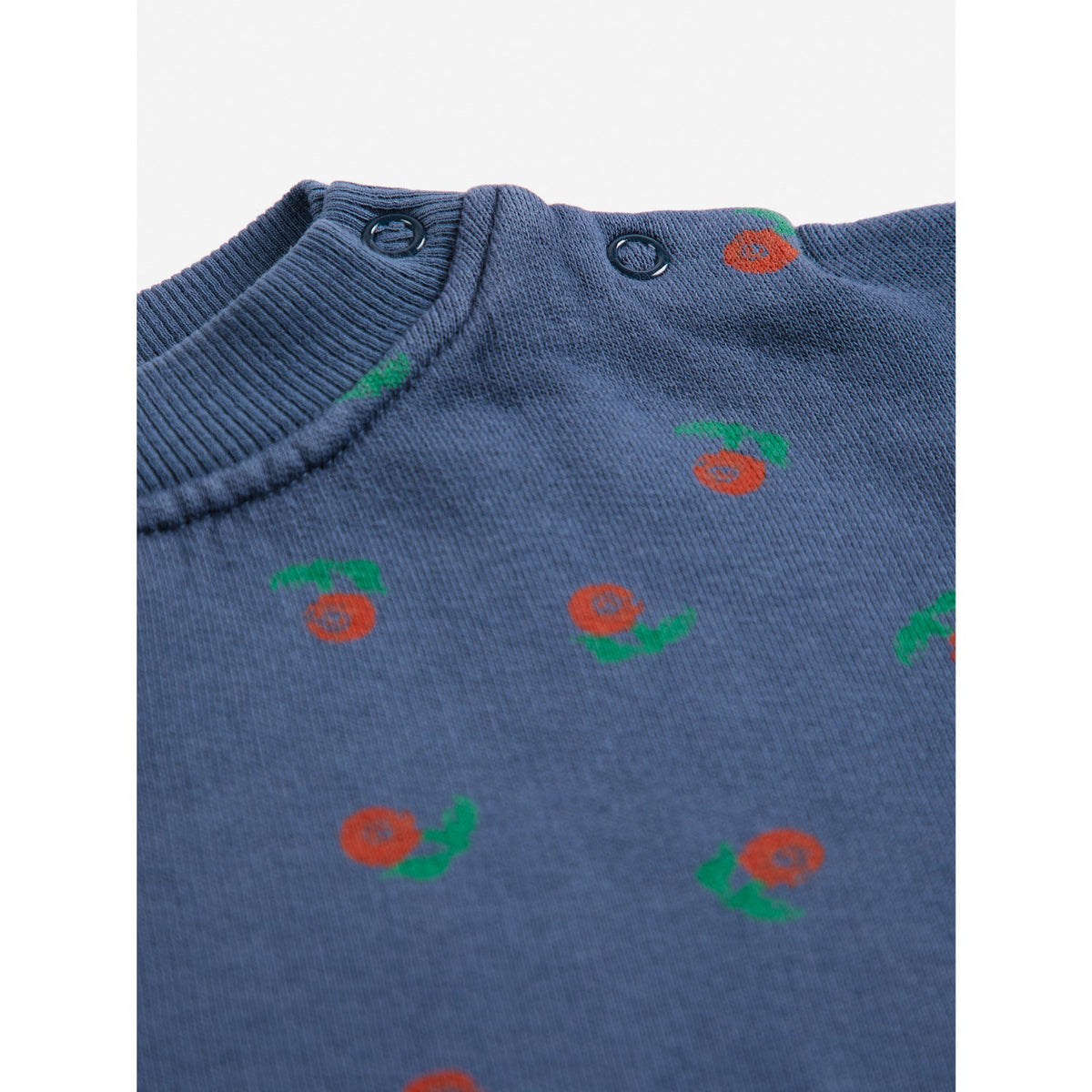 Bobo Choses Navy Blue Stamp Bloom All Over Collegegenser