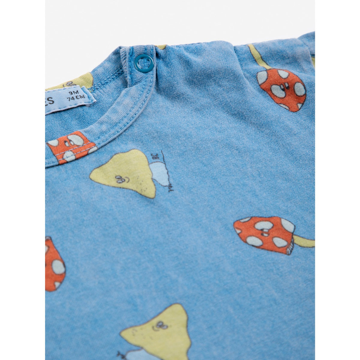 Bobo Choses Blue Mush Monster Duo All Over T-Shirt