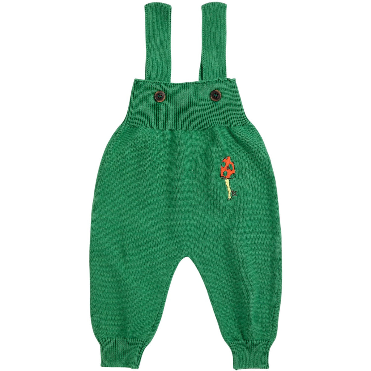 Bobo Choses Green Mush Monster Strikket Overall