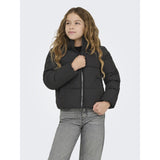 kids ONLY Black Kogdolly Life Sht Puffer Jakke Otw Noos