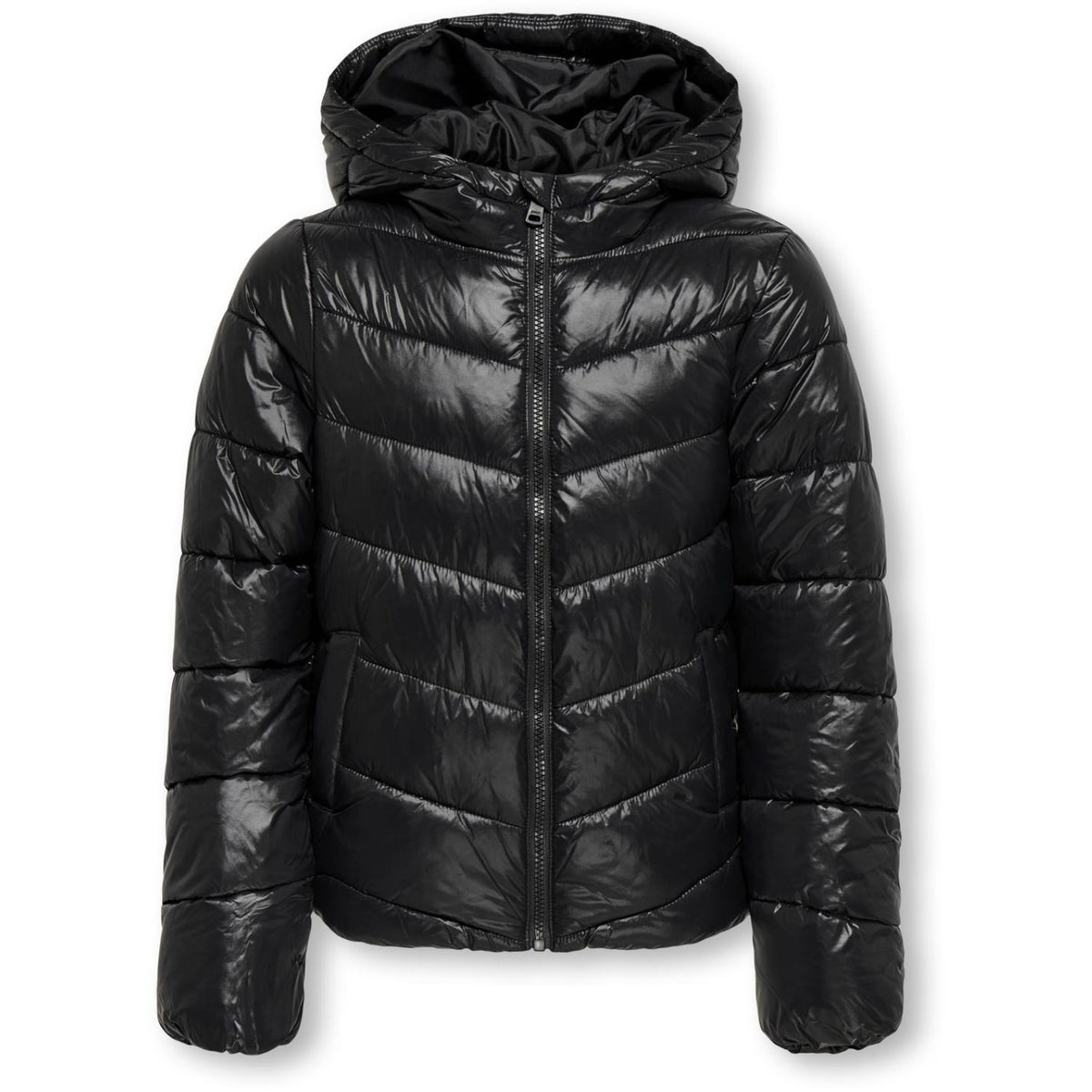 kids ONLY Black Kogkajsa Lys Quilt Hette Jkt Otw Noos