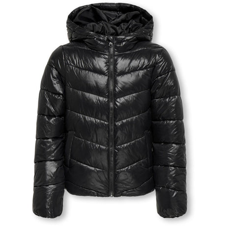 kids ONLY Black Kogkajsa Lys Quilt Hette Jkt Otw Noos