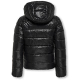 kids ONLY Black Kogkajsa Lys Quilt Hette Jkt Otw Noos