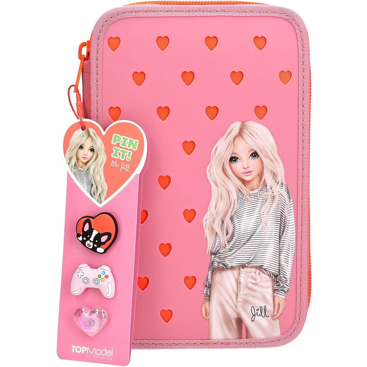 TOPModel Pin It Trippel Pennal Med Silicone Charms