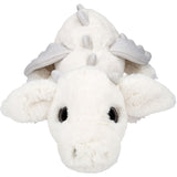 Dino World + Action White Snukis Drage Plys Med Glitter Vinger 65 Cm