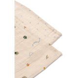 LIEWOOD Star / Flying Mix Lewis Muslin Cloth 2-Pakning