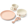 LIEWOOD Wild Child / Rosey Vivi Printed Tableware Sett