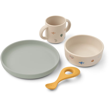 LIEWOOD Flying / Sandy Vivi Printed Tableware Sett