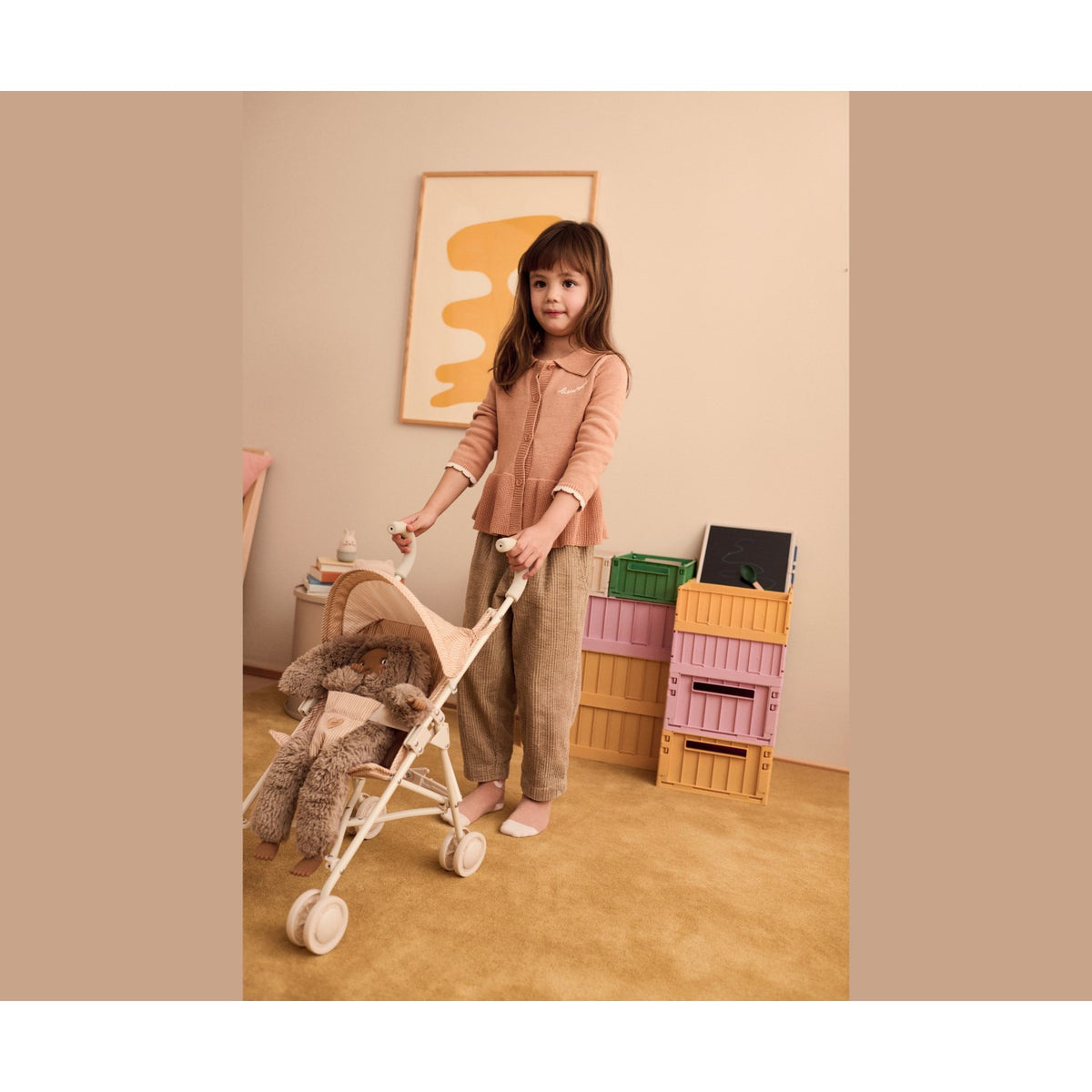 LIEWOOD Y/D Stripe Pale Tuscany / Creme De La Creme Elsie Dukke Stroller