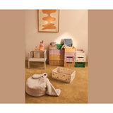 LIEWOOD Peach / Sea Shell Weston Printed Oppbevaring Eske M 2-pack