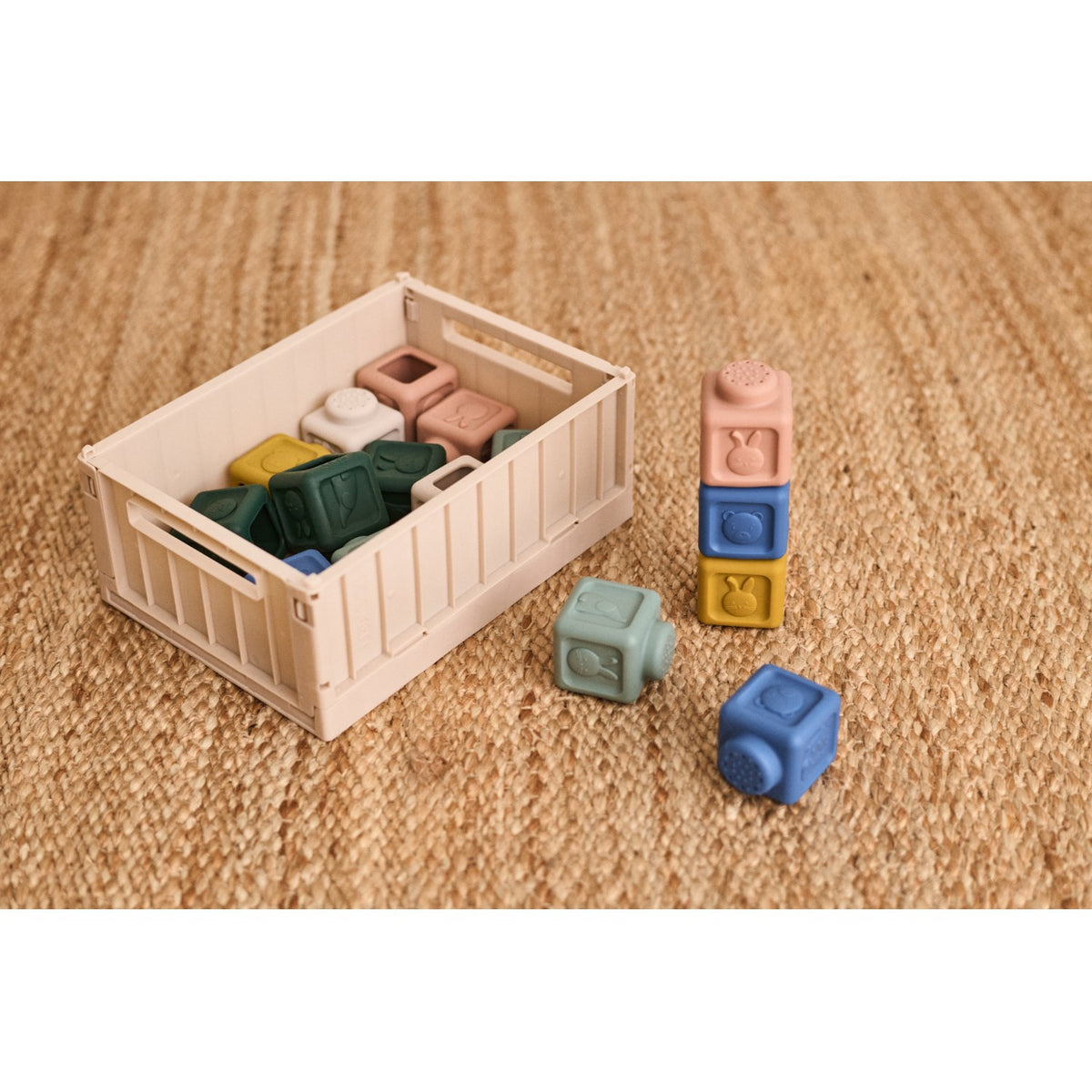 LIEWOOD Beach Blue Multi Mix Veda Multifunctional Building Klosser 18-pack