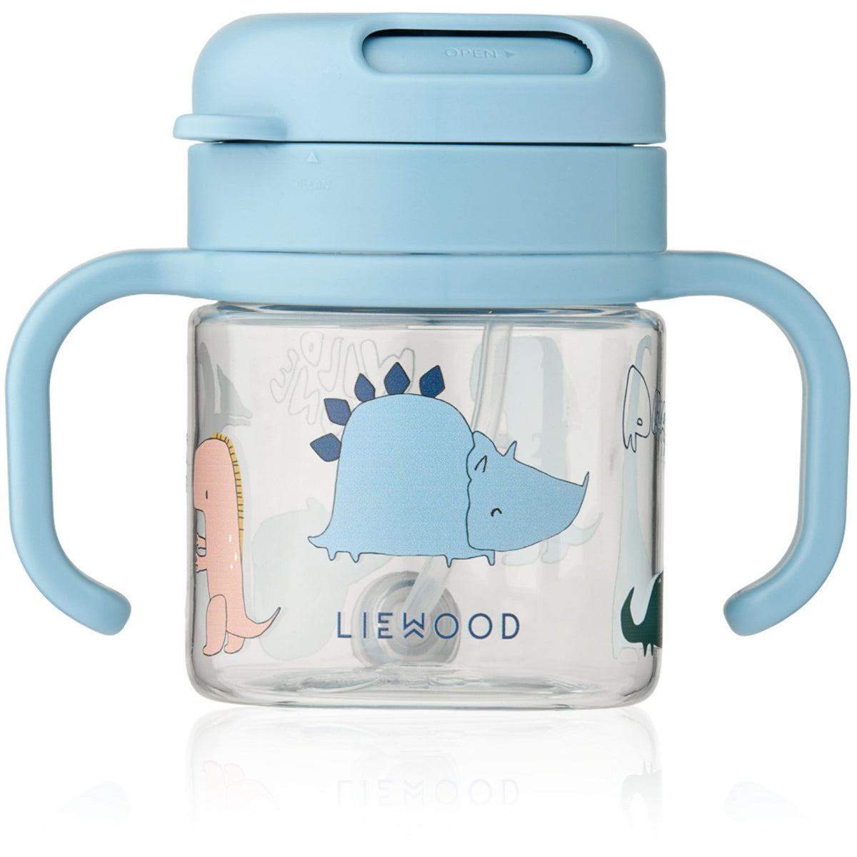 LIEWOOD Dino Roar / Sandy Kai Tritan Sugerør Kopp 280ml