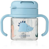 LIEWOOD Dino Roar / Sandy Kai Tritan Sugerør Kopp 280ml