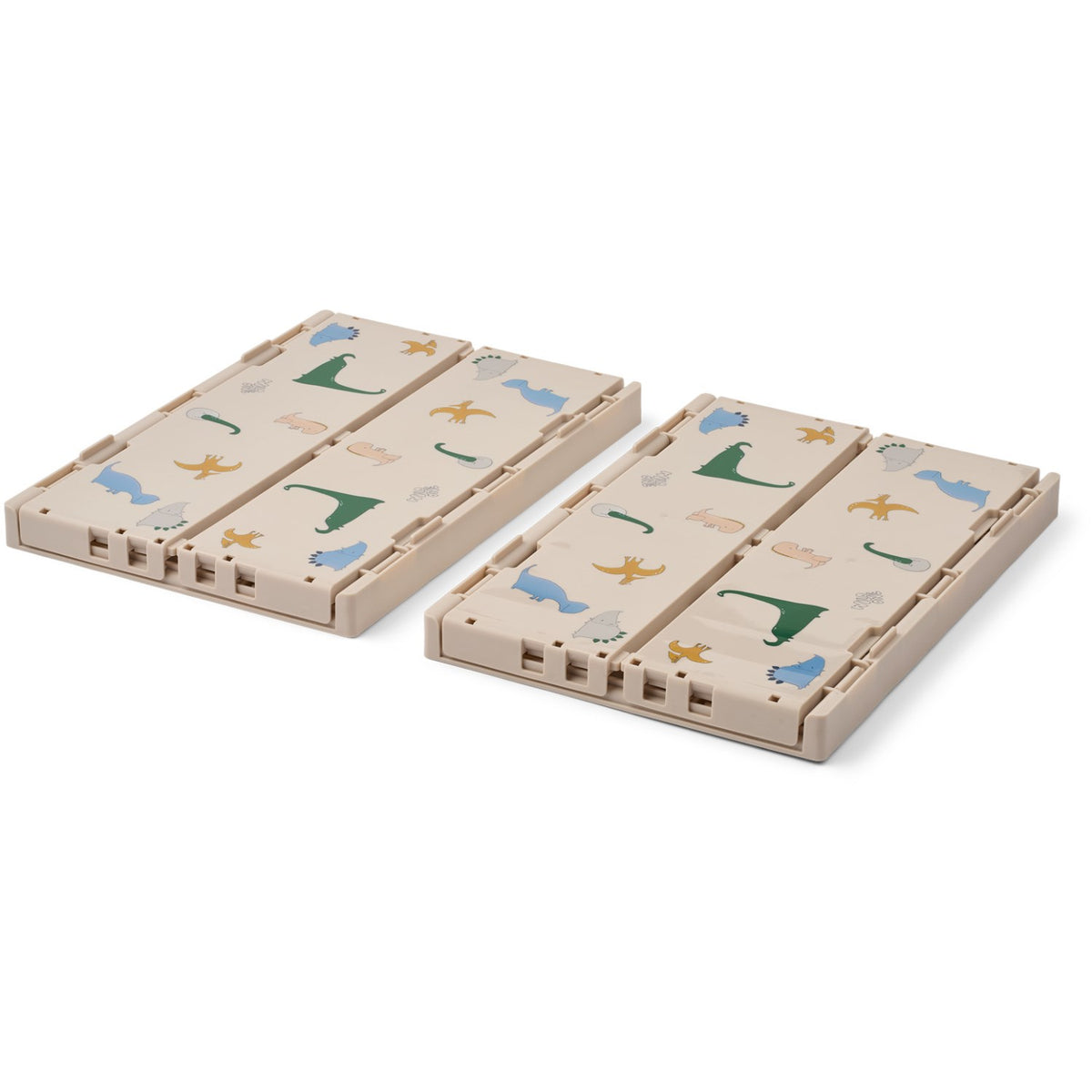 LIEWOOD Dino Roar / Sandy Weston Printed Oppbevaring Eske M 2-pack