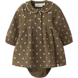 Lil'Atelier Teak Nbfhulla Ls Loose Body Kjole Lil