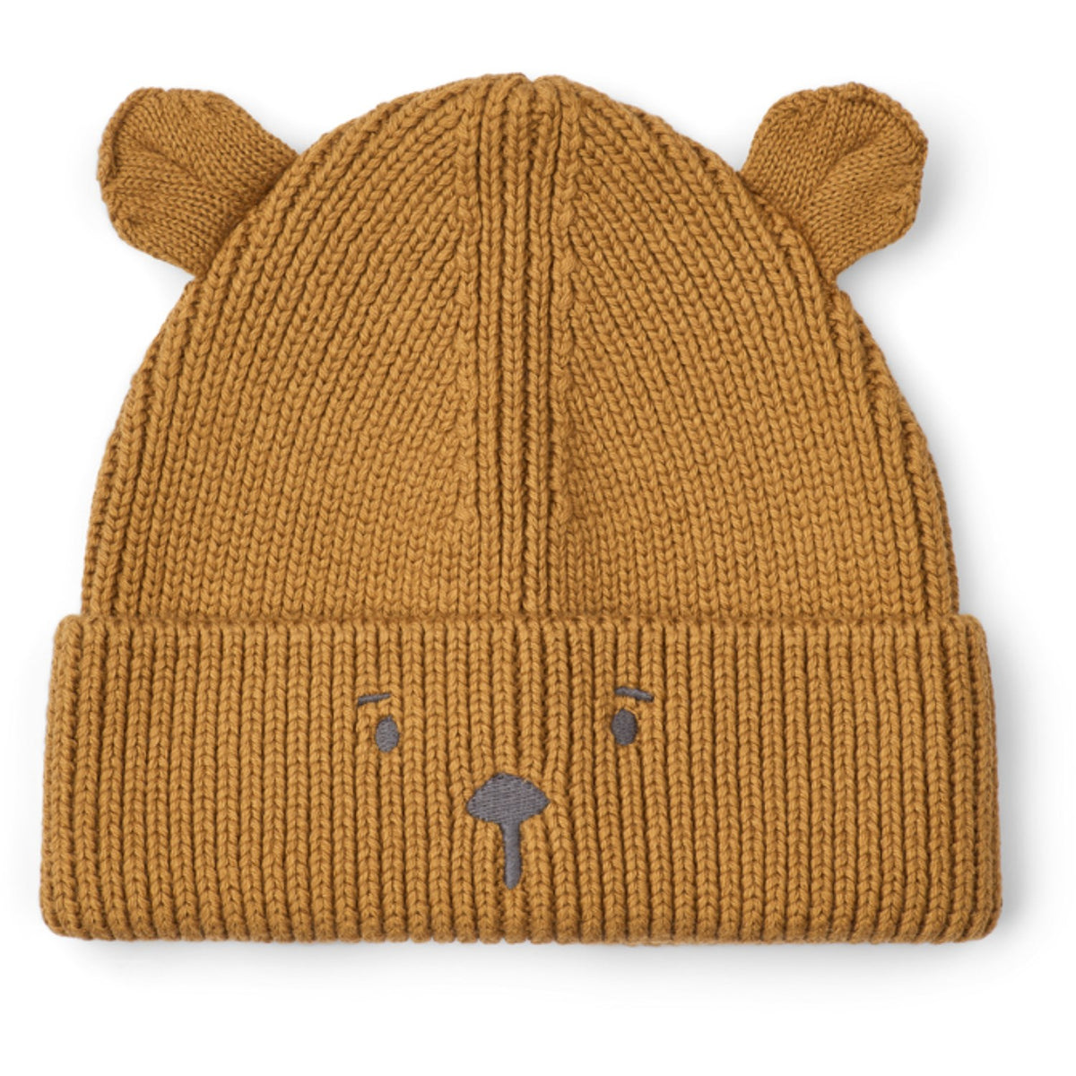 LIEWOOD Golden Caramel Gina Beanie W Bjørn Embroidery