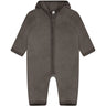 Huttelihut Brown Melange Klapvogn Drakt Ears Bomull Fleece