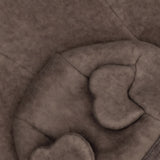 Huttelihut Brown Melange Klapvogn Drakt Ears Bomull Fleece
