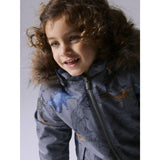 Name It Mockingbird Dinosaur Snow10 Snødress AOP Fo Noos