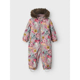 Name It Woodrose Flower Rabbit Nmfsnow10 Drakt Aop Fo Noos