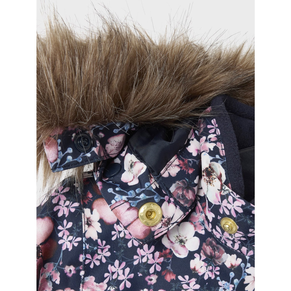 Name It Dark Sapphire Flower Snow10 Snowdress AOP Fo Noos