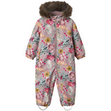 Name It Woodrose Flower Rabbit Nmfsnow10 Drakt Aop Fo Noos