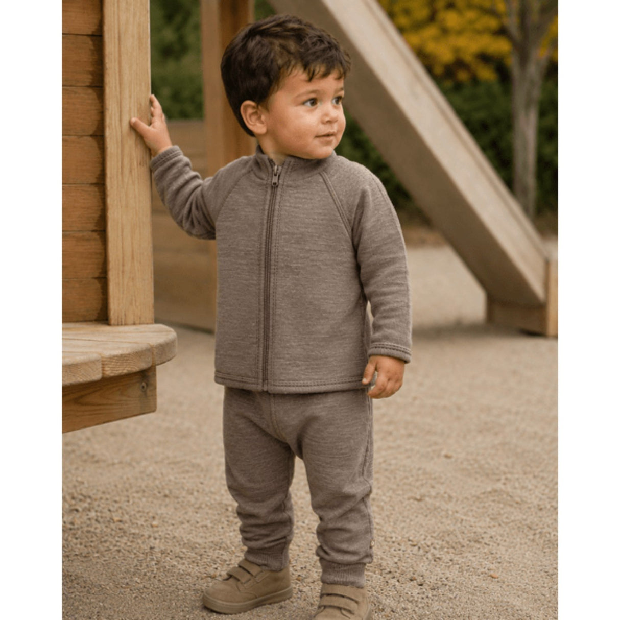 Smallstuff Nature Melange Bukser Merino Ull Fleece
