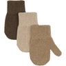 Mikk-Line Beige Melange-Melange Denver-Brown Melange Magic Votter 3-Pakning