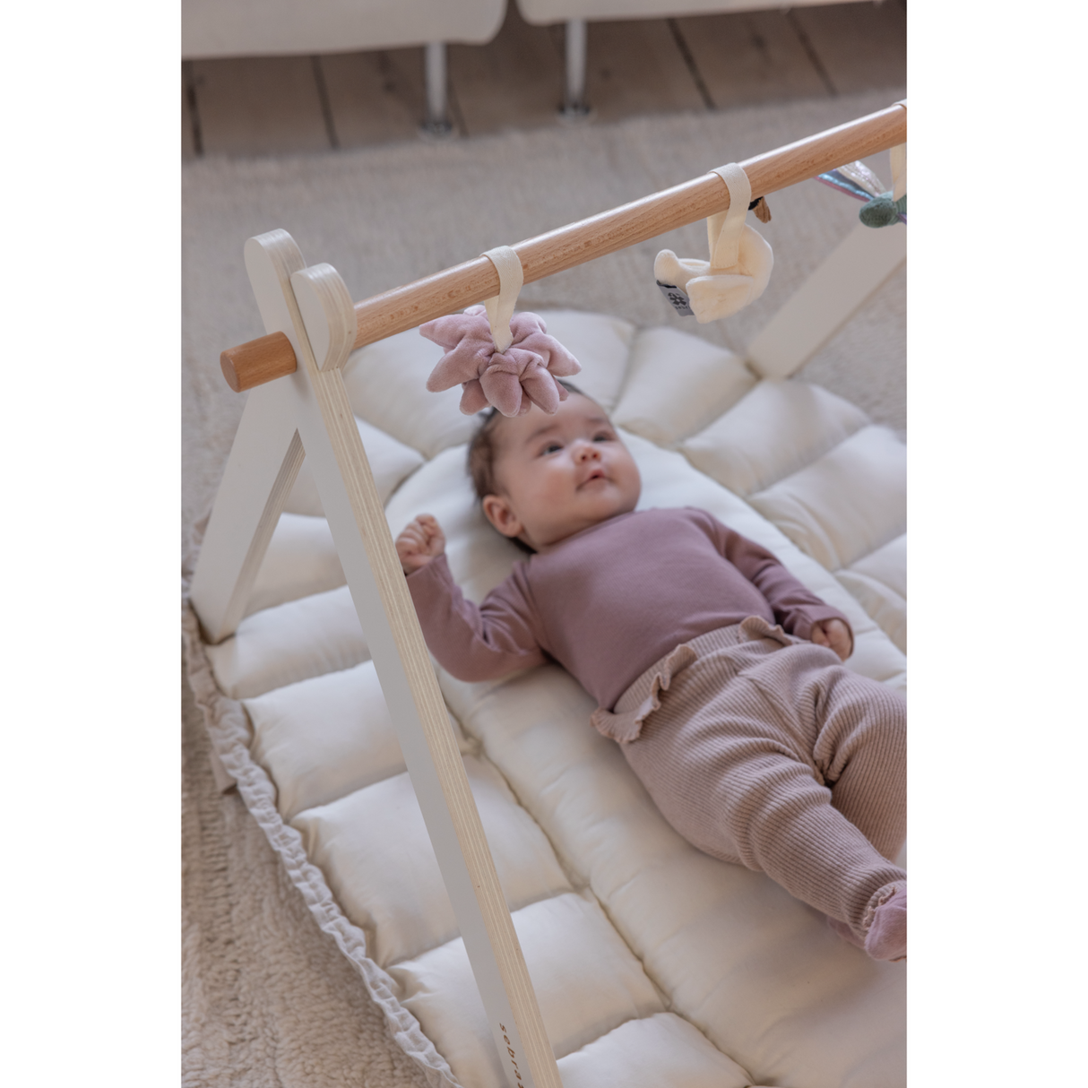 Sebra Baby Aktivitetsstativ Wood