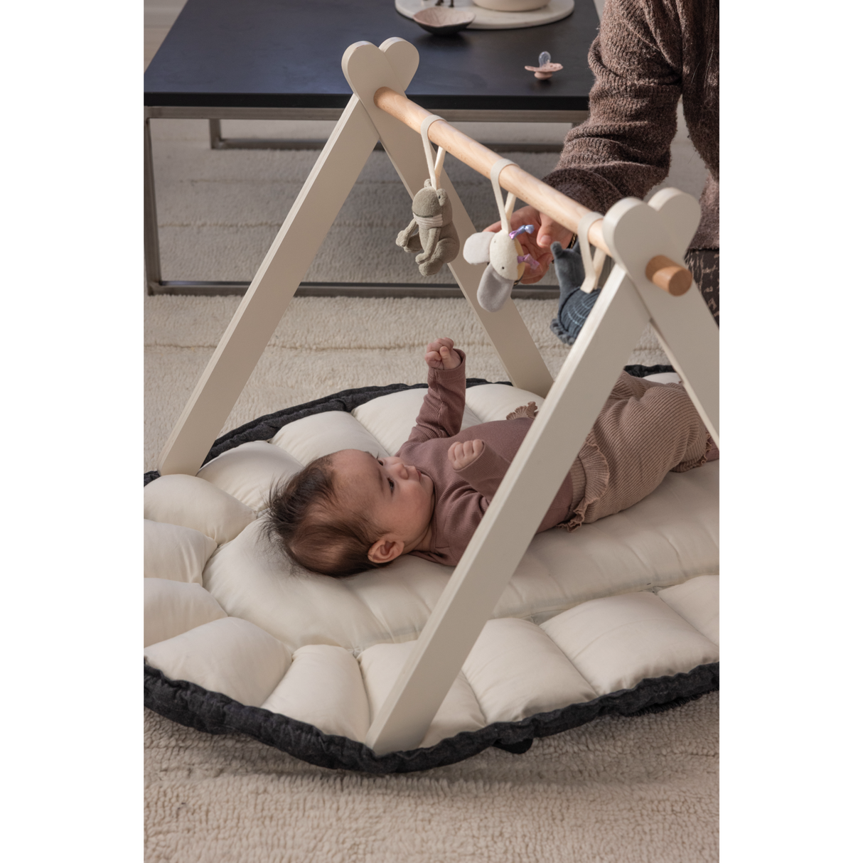 Sebra Baby Aktivitetsstativ Wood
