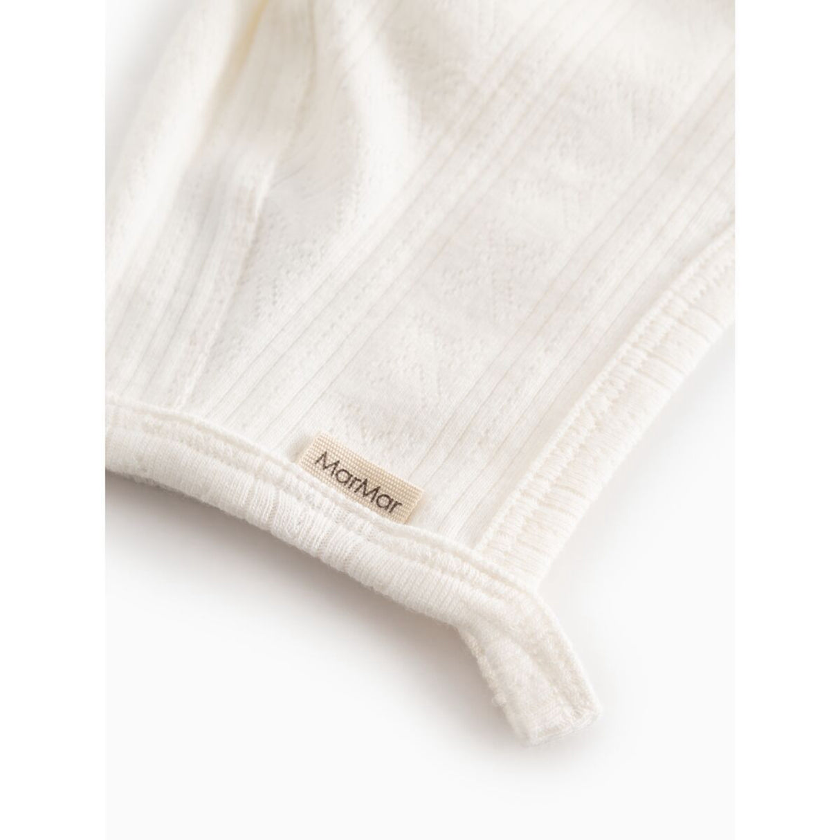 MarMar Modal Pointelle Gentle White Lue Hjelm