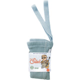 Silly Silas Hippy Footed Strømpebukser Med Braces Misty Blue