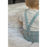 Silly Silas Hippy Footed Strømpebukser Med Braces Misty Blue