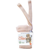 Silly Silas Hippy Footed Strømpebukser Med Braces Silky Peach