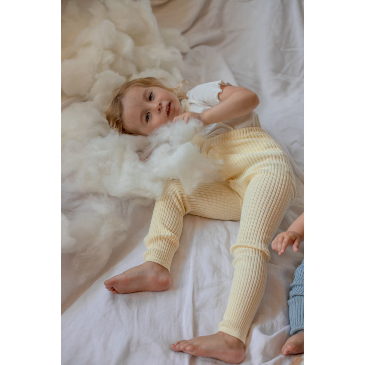 Silly Silas Hippy Footless Strømpebukser Med Braces Lemon Icing