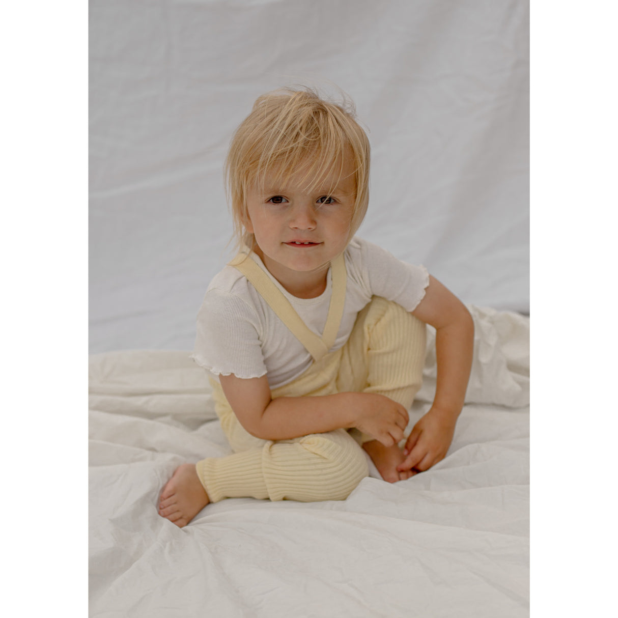 Silly Silas Hippy Footless Strømpebukser Med Braces Lemon Icing