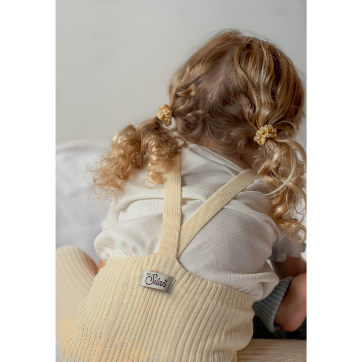 Silly Silas Hippy Footless Strømpebukser Med Braces Lemon Icing