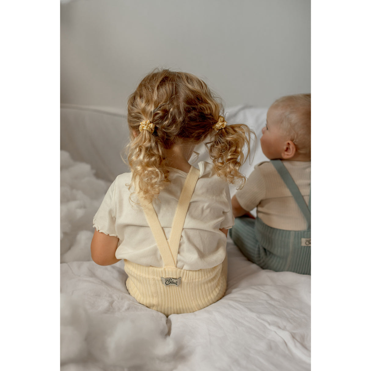 Silly Silas Hippy Footless Strømpebukser Med Braces Lemon Icing