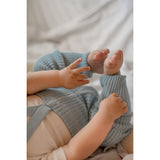 Silly Silas Hippy Footless Strømpebukser Med Braces Misty Blue