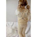 Silly Silas Granny Teddybjørn Footless Strømpebukser Med Braces Lemon Icing