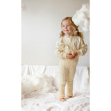 Silly Silas Granny Teddybjørn Footless Strømpebukser Med Braces Lemon Icing