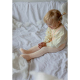 Silly Silas Granny Teddybjørn Strømpebukser Med Braces Silky Peach
