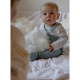 Silly Silas Granny Teddybjørn Strømpebukser Med Braces Misty Blue