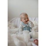 Silly Silas Granny Teddybjørn Strømpebukser Med Braces Misty Blue