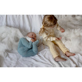 Silly Silas Granny Teddybjørn Strømpebukser Med Braces Misty Blue