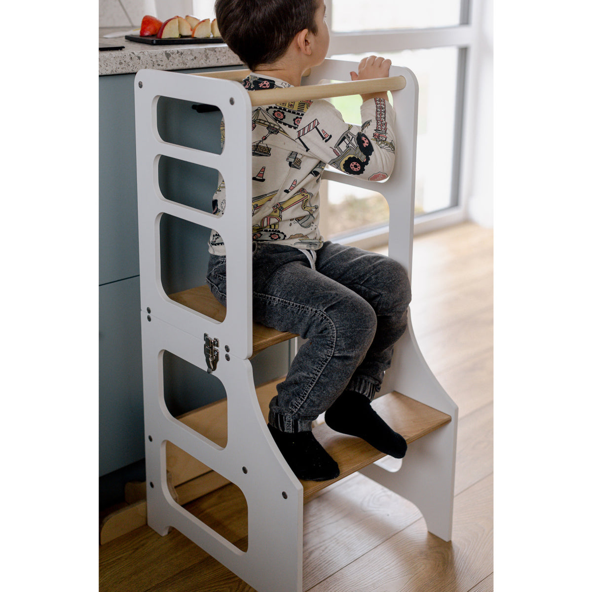 Duck Woodworks White Foldbar EC Tower