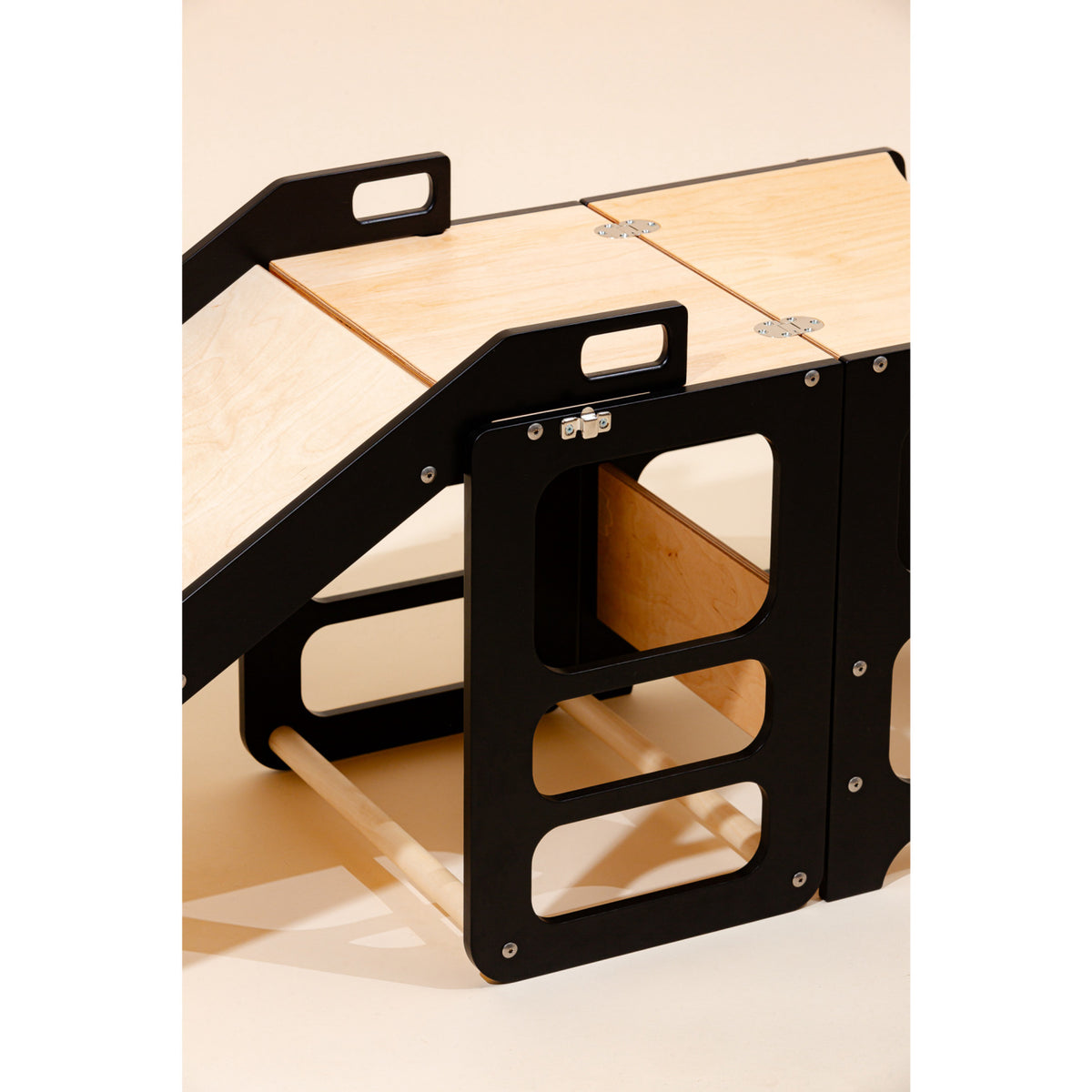 Duck Woodworks Black Foldbar EC Kitchen Tower Med Slide Sett