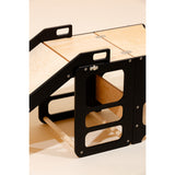 Duck Woodworks Black Foldbar EC Kitchen Tower Med Slide Sett